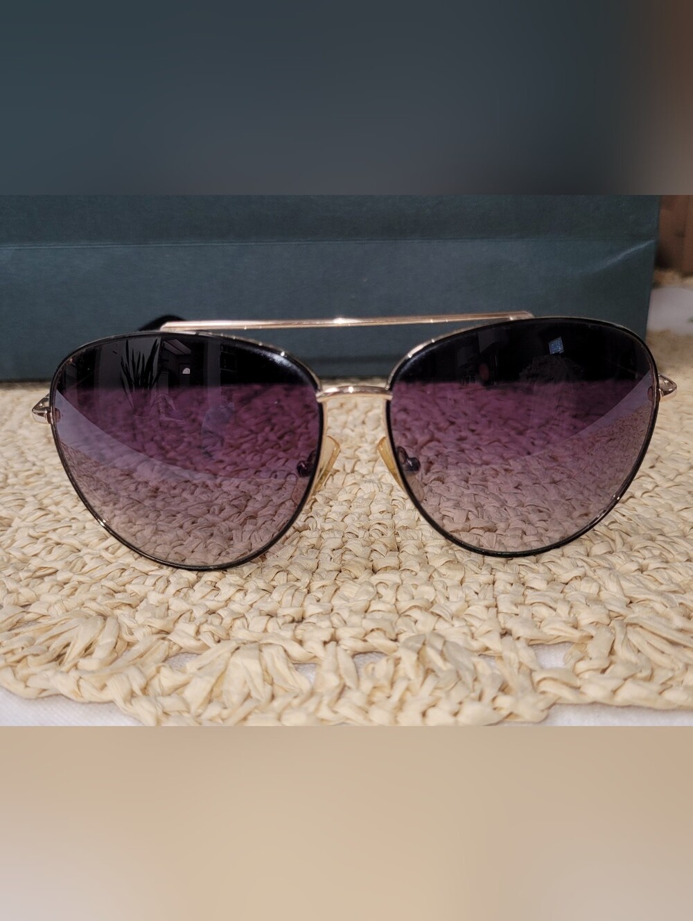 Michael Kors Unisex Aviator Sunglasses